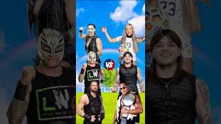 Liv Morgan, Dominik Mysterio, The Rock vs Roman Reigns, Rey Mysterio, Rhea Ripley  #shorts