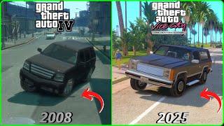 GTA 4 (2008) vs GTA Vice City NextGen (2025)