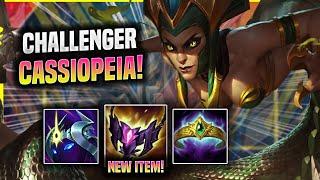 CHALLENGER PICKS CASSIOPEIA WITH NEW ITEM! - Challenger Plays Cassiopeia ADC vs Miss Fortune! |