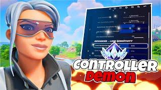 CONTROLLER DEMON! + *NEW* BEST PERFECT CONTROLLER SETTINGS For Fortnite (PS4/PS5/XBOX/PC)