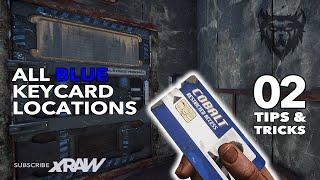RUST - All Blue Keycard Locations - Rust Tips & Tricks #2 (2021)