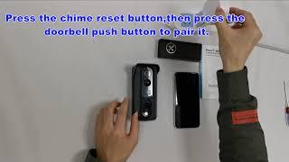 J4 video doorbell set up