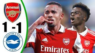 Arsenal vs Brighton 1-1 | Arsenal - Brighton | Premier League Highlights & Goals 2025