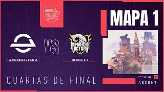 Gamelanders Purple vs Number Six - Girl Pwr VALORANT (quartas de final - mapa 01)