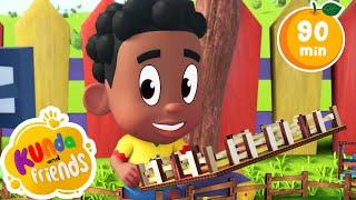 Farm Song, Counting To 20 + More Nursery Rhymes & Kids Songs | Kids Cartoons | Kunda & Friends