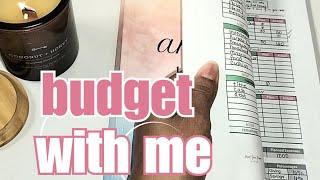 BUDGET WITH ME: savings, investing and debt payoff.