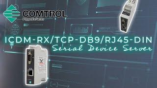 Pepperl+Fuchs Comtrol ICDM-RX/TCP-DB9/RJ45-DIN