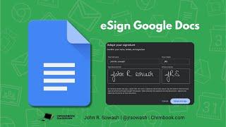 Collect eSignatures with Google Docs (NEW FEATURE!)