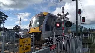 AM Unit at the Up Main Pedestrian Crossing at Takanini Station