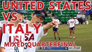 United States vs. Italy | Mixed Quarterfinal | 2024 World Junior Ultimate Championships