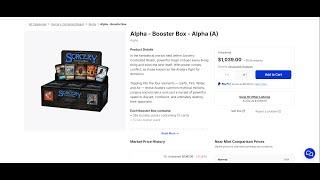 $1000 Alpha Box Opening - Sorcery TCG