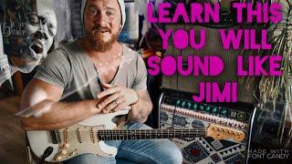 How to play GUITAR like Jimi Hendrix | With these 3 TECHNIQUES