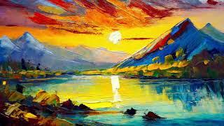 Art Screensaver. Oil painting landscapes. No Music.