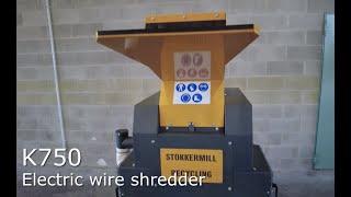 Electric wire shredder, copper recovery | STOKKERMILL K750