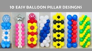 10 Very Useful Balloon Pillar Design for any occasion at home