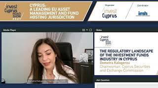 Cyprus Investment Funds Industry - Demetra Kalogirou - Chairwoman CySEC