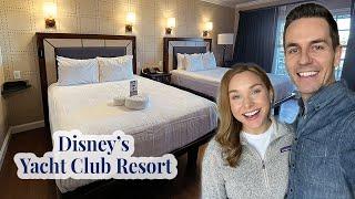 Checking In at Disney's Yacht Club Resort | Room Tour, Exploring, + Ale & Compass Lounge