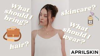 How I get ready for a photo/video shoot | calming irritated skin with APRILSKIN