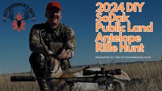 2024 DIY South Dakota Public Land Antelope Rifle Hunt