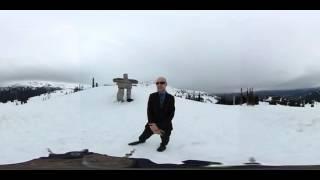 View from Up whistler Mnt  summit  360 video location capture This Is Me in VR DigiEarth