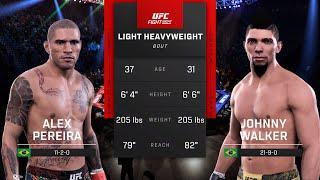 Johnny Walker vs. Alex Pereira - EA Sports UFC 5