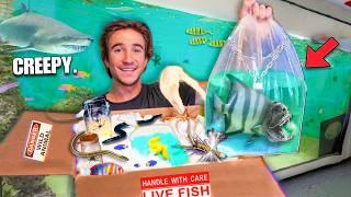 Ordering DEADLY LIVE FISH Box Off The DARK WEB...