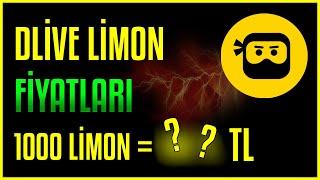 DLİVE LİMON FİYATLARI / DLİVE 1 LİMON KAÇ TL ? - DLİVE PARA KAZANMA