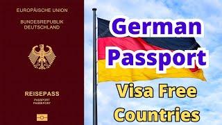 German Passport Visa Free Countries (2023)