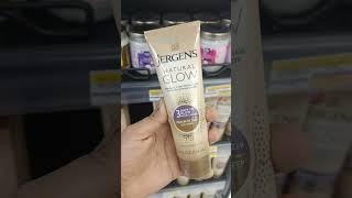 Jergens natural glow face cream for medium to deep skin tone #skincare #whitening #cream #jergens