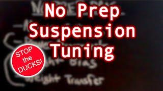 No Prep Drag Racing Suspension Setup! All No Prep Tuning!