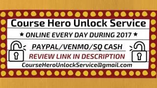 $1 Course Hero Unlocks