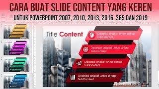 Cara Membuat Power Point dengan Slide Isi yang Keren