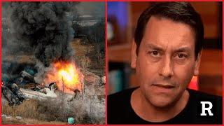 Oh SH*T, this train explosion is WORSE than they're telling anyone | Redacted with Clayton Morris