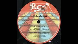 Hi-Gloss - You'll Never Know (12" Extended)