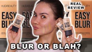 10 HOUR WEAR TEST!  HUDA BEAUTY EASY BLUR FOUNDATION | Maryam Maquillage