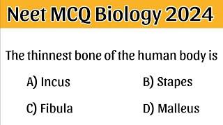 NEET MCQ Biology  | Neet 2024 biology |