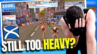 Glasgow Crit Circuit on Zwift is HARD! 󠁧󠁢󠁳󠁣󠁴󠁿