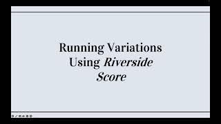 Overview of Variation and Comparison Procedures