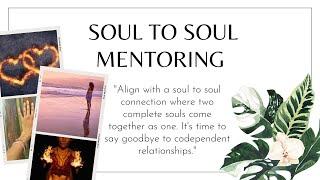 Soul to Soul Mentoring with Lava to Stone- No More Codependent Relationships/ Take Your Power Back