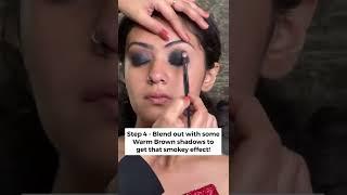 back smokey eye look 