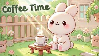 Coffee Time Lofi  1 Hour Cafe Song  Morning Chill  cute & relaxing music  Make Your Day Better