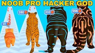 NOOB VS PRO VS HACKER VS GOD  of CatEvolution