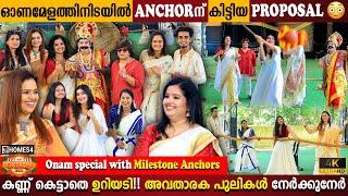 Anchor Got Romantic Proposal? | Onam Special Celebration | Vadamvali | Uriyadi | Milestone Makers