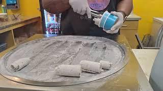 8-6-24 Rolled Ice Cream at Curly Cream Daytona Beach Florida #2