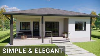 Simple 3 Bedroom House Plan | H5