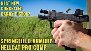 Best new Concealed Carry Pistol? Springfield Hellcat Pro Comp Review & Range Time.