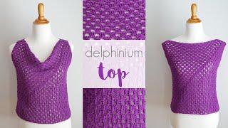 How To Crochet The Delphinium Top