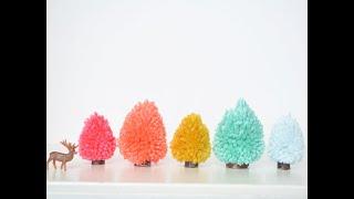 Tiny Pom Pom Trees