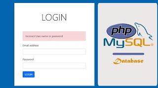 Secure Login system using PHP with MYSQL database