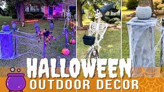 Halloween  Outdoor Decor | Front Yard Halloween Decorations | DIY Outside Decorating Ideas 2021